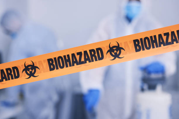 Professional Biohazard Cleanup technician working in Deal, NJ
